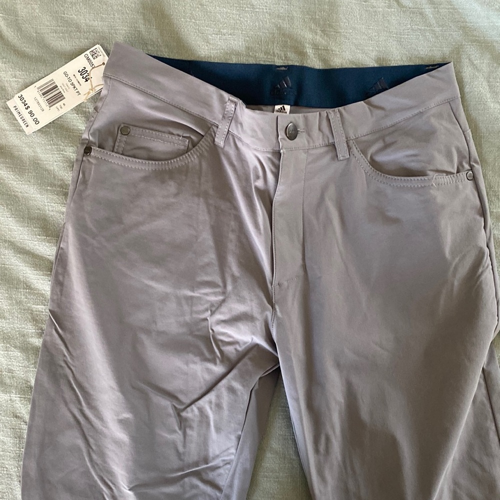 Men’s Adidas 5 Pocket Golf Pants.